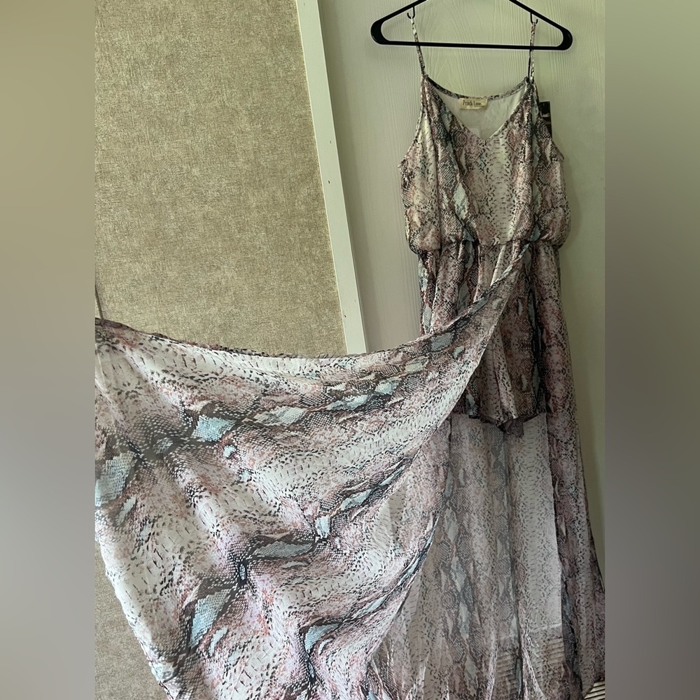 Peach Love California Multicolor Snake Print Dress - Picture 7 of 8